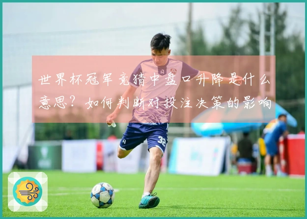 世界杯冠军竞猜中盘口升降是什么意思？如何判断对投注决策的影响